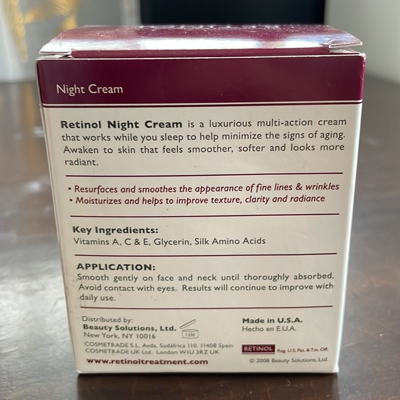 Retinol night cream - Picture 3 of 5